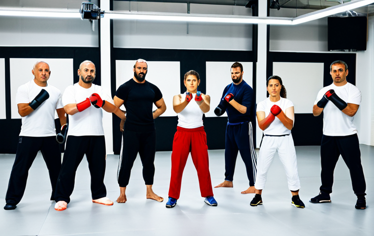 유도 및 호신술 차이 - Confident Assertion**

"A businesswoman in Barcelona, confronting a man harassing her on the metro, ...